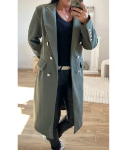 Manteaux>La boutique de Lilie MANTEAU JESSICA Kaki