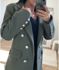 Manteaux>La boutique de Lilie MANTEAU JESSICA Kaki