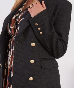 Manteaux>La boutique de Lilie MANTEAU LUCIE Noir