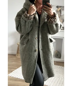 Manteaux>La boutique de Lilie MANTEAU MIRABELLE Kaki