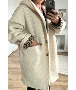 Manteaux>La boutique de Lilie MANTEAU MIRABELLE Beige