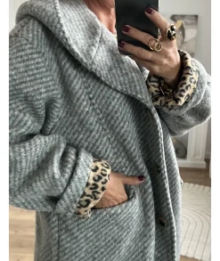 Manteaux>La boutique de Lilie MANTEAU MIRABELLE Gris