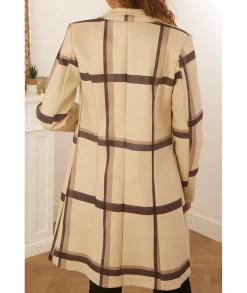 Manteaux>La boutique de Lilie MANTEAU MONA Beige