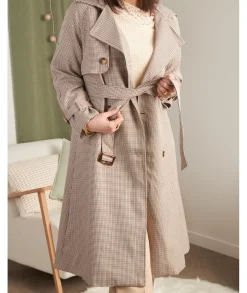 Manteaux>La boutique de Lilie MANTEAU OCTAVIA LONG Beige