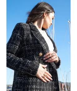 Manteaux>La boutique de Lilie MANTEAU PASCALINE Noir