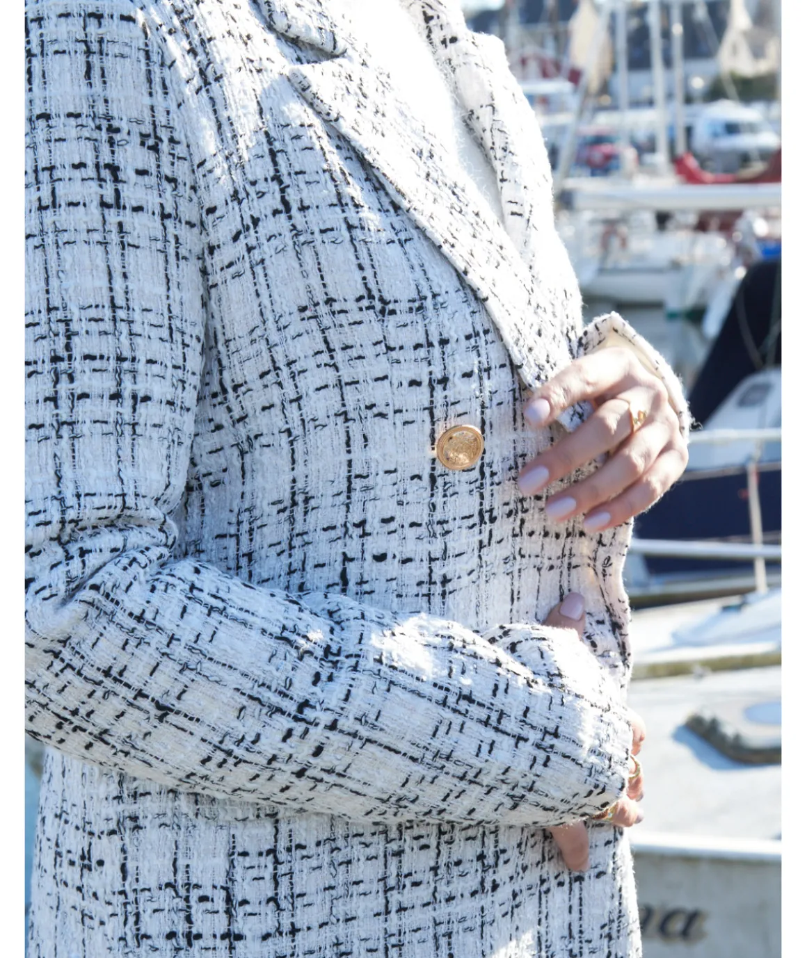 Manteaux>La boutique de Lilie MANTEAU PASCALINE Blanc