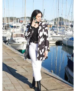Manteaux>La boutique de Lilie MANTEAU PRUNE Noir