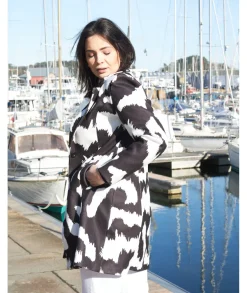 Manteaux>La boutique de Lilie MANTEAU PRUNE Noir