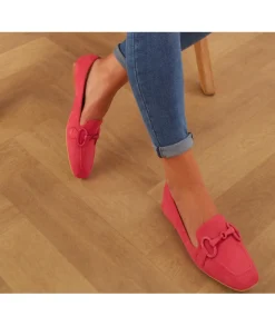 Derbies & Mocassins>La boutique de Lilie MOCASSIN MARJORIE Fushia