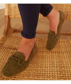 Derbies & Mocassins>La boutique de Lilie MOCASSIN MARJORIE - Kaki