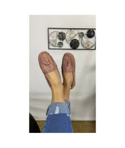 Derbies & Mocassins>La boutique de Lilie MOCASSINS ELINA Vieuxrose