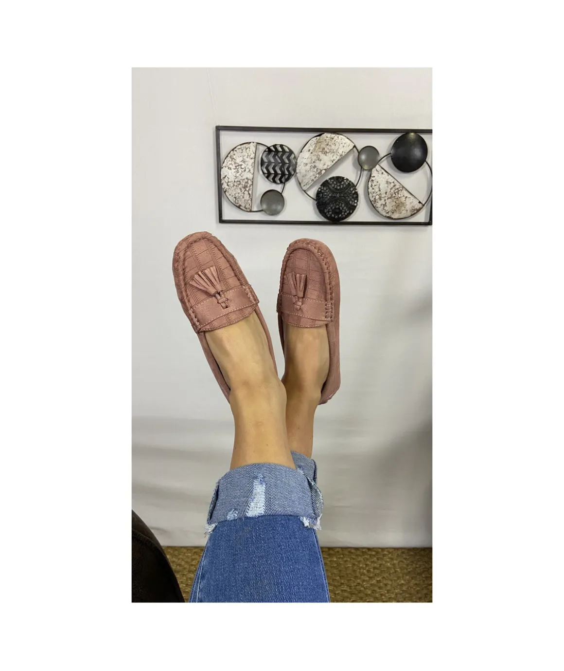 Derbies & Mocassins>La boutique de Lilie MOCASSINS ELINA Vieuxrose