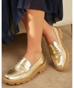 Derbies & Mocassins>La boutique de Lilie MOCASSINS MARIELLE Dore