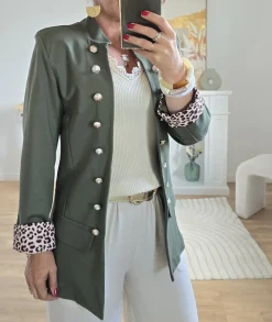 Vestes>La boutique de Lilie OFFICIER FANNY Kaki