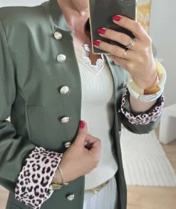 Vestes>La boutique de Lilie OFFICIER FANNY Kaki