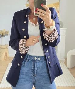 Vestes>La boutique de Lilie OFFICIER FANNY Marine