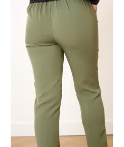Jeans / Pantalons>La boutique de Lilie PANTALON GABRIELLE Vert