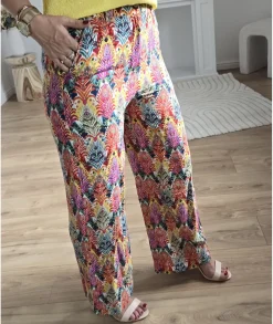 Jeans / Pantalons>La boutique de Lilie PANTALON LAURENCE II Rouge