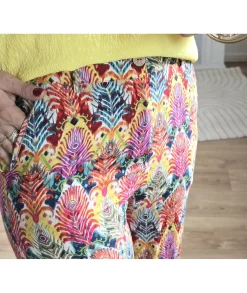 Jeans / Pantalons>La boutique de Lilie PANTALON LAURENCE II Rouge
