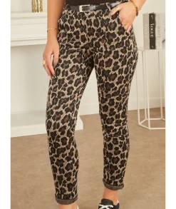 Jeans / Pantalons>La boutique de Lilie PANTALON LAURENZA Noir