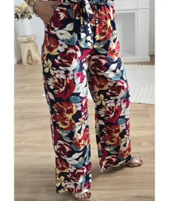 Jeans / Pantalons>La boutique de Lilie PANTALON MONALISA Noir