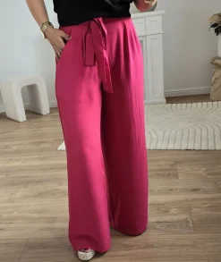 Jeans / Pantalons>La boutique de Lilie PANTALON OLIVINE II Fushia