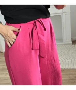 Jeans / Pantalons>La boutique de Lilie PANTALON OLIVINE II Fushia