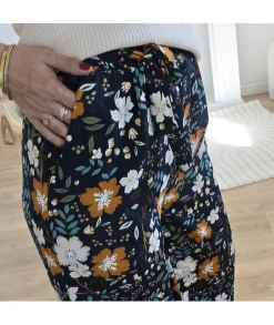 Jeans / Pantalons>La boutique de Lilie PANTALON PHILOMENE Marine
