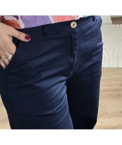 Jeans / Pantalons>La boutique de Lilie PANTALON ROBERTA WILDE Marine