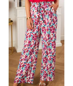 Jeans / Pantalons>La boutique de Lilie PANTALON TELMA Blanc
