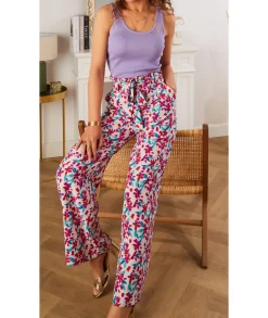 Jeans / Pantalons>La boutique de Lilie PANTALON TELMA Blanc