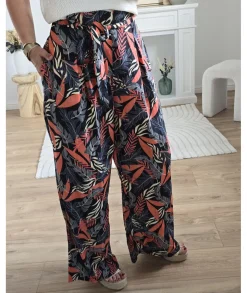 Jeans / Pantalons>La boutique de Lilie PANTALON THEORA Noir