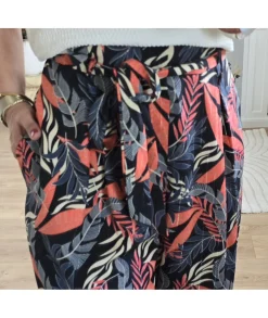 Jeans / Pantalons>La boutique de Lilie PANTALON THEORA Noir