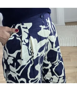 Jeans / Pantalons>La boutique de Lilie PANTALON TRESSY Marine