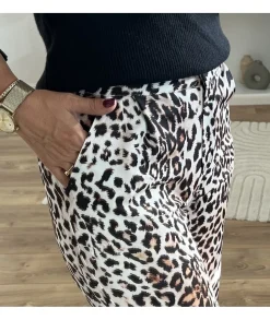 Jeans / Pantalons>La boutique de Lilie PANTALON TYLOR Beige