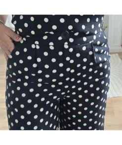 Jeans / Pantalons>La boutique de Lilie PANTALON XABINA Noir