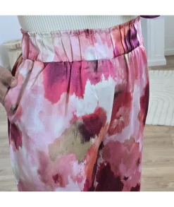Jeans / Pantalons>La boutique de Lilie PANTALON ZIA Rose