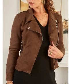 Vestes>La boutique de Lilie PERFECTO CLEA II Chocolat