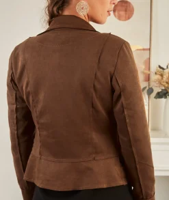 Vestes>La boutique de Lilie PERFECTO CLEA II Chocolat
