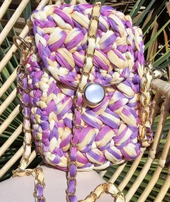 Sacs / Idées Cadeaux>La boutique de Lilie POCHETTE BIANCA Lilas