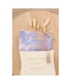 Sacs / Idées Cadeaux>La boutique de Lilie POCHETTE AMOUR ET MOJITO Multicolore