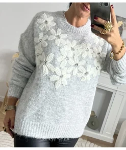 Pulls / Gilets>La boutique de Lilie PULL AGATHE Gris