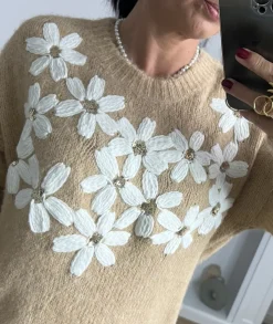 Pulls / Gilets>La boutique de Lilie PULL AGATHE Camel