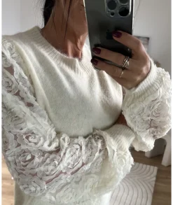 Pulls / Gilets>La boutique de Lilie PULL AMELIE Beige
