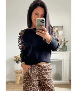 Pulls / Gilets>La boutique de Lilie PULL ARNAUD Noir