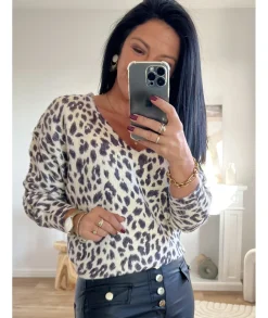 Pulls / Gilets>La boutique de Lilie PULL AUGUSTINA Ivoire/ecru