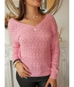 Pulls / Gilets>La boutique de Lilie PULL AUGUSTINE Rose