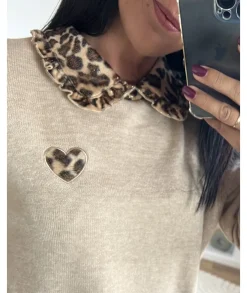 Pulls / Gilets>La boutique de Lilie PULL BASILE Beige