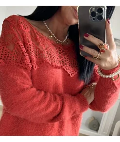 Pulls / Gilets>La boutique de Lilie PULL BASTIEN Rouille