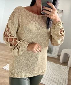 Pulls / Gilets>La boutique de Lilie PULL BENJAMIN Dore